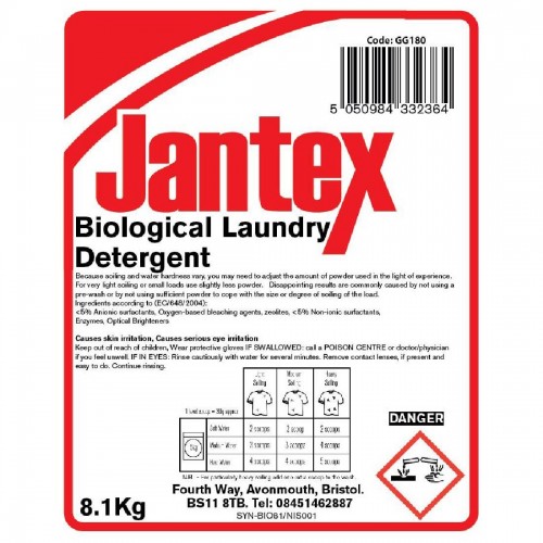 Jantex GG180 Biological Laundry Detergent