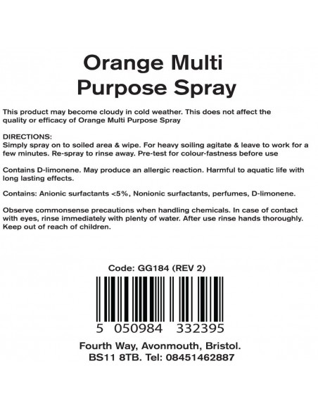 Jantex GG184 RTU Orange Multi Purpose Spray