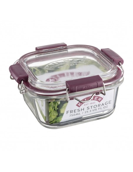 Kilner Fresh Storage Glass Food Container 750ml