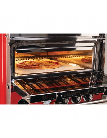 King Edward Pizza King Oven and Warmer PK1W Red