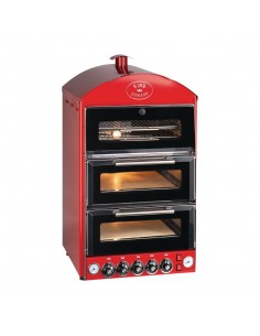 King Edward Pizza King Oven and Warmer PK2W Red