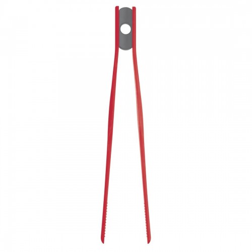 Silicone Tweezer Tongs Red 29cm