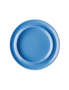 Kristallon Heritage Raised Rim Plates Blue 205mm