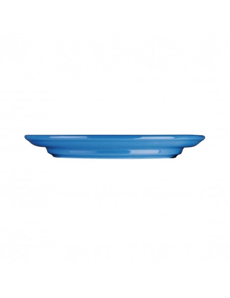 Kristallon Heritage Raised Rim Plates Blue 205mm