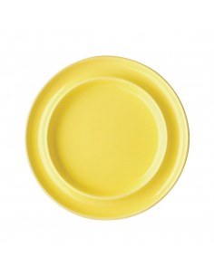 Kristallon Heritage Raised Rim Plates Yellow 205mm
