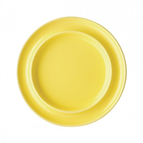 Kristallon Heritage Raised Rim Plates Yellow 205mm