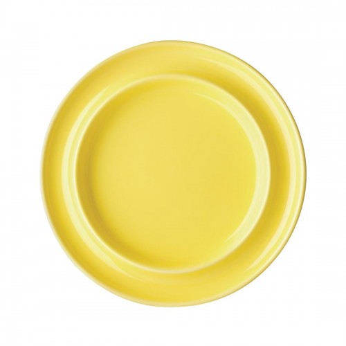 Kristallon Heritage Raised Rim Plates Yellow 205mm