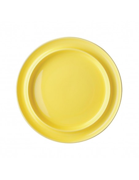 Kristallon Heritage Raised Rim Plates Yellow 252mm