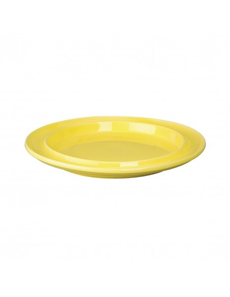 Kristallon Heritage Raised Rim Plates Yellow 252mm