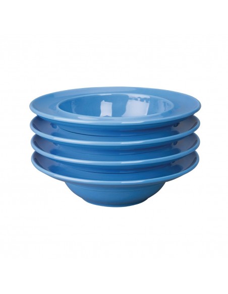 Kristallon HeritageRaised Rim Bowls Blue 205mm