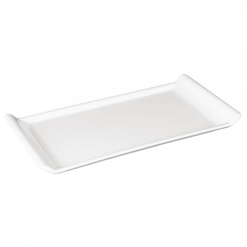 Kristallon Melamine Platter White 300 x 150mm