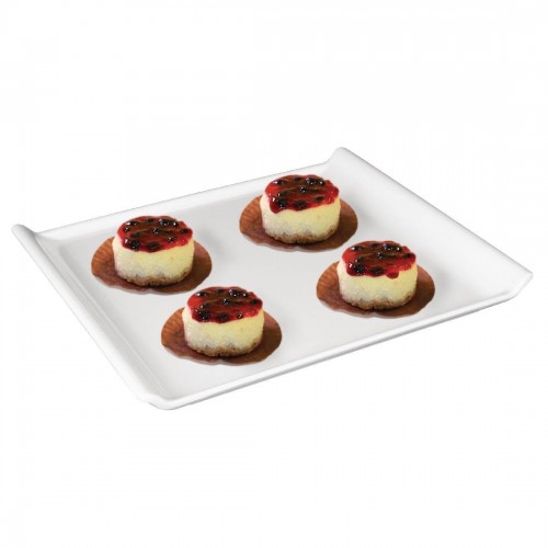 Kristallon Melamine Platter White 300 x 250mm