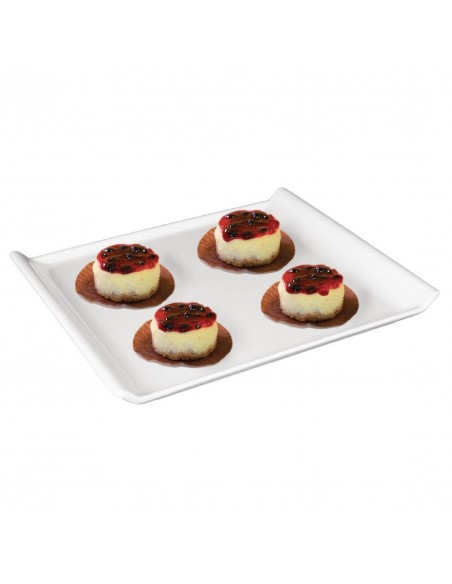 Kristallon Melamine Platter White 300 x 250mm