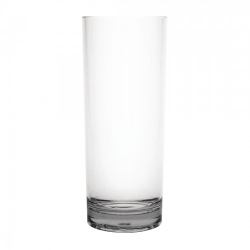 Kristallon Polycarbonate Hi Ball Glasses Clear 360ml