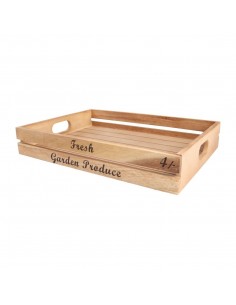 Large Rustic Fruit and Veg Crate