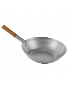 Flat Bottom Wok 12in