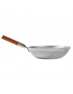 Flat Bottom Wok 13in 2