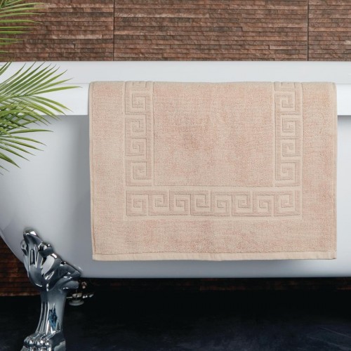 Mitre Essentials Nova Bath Mat Beige