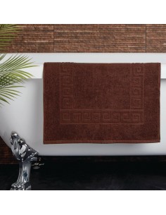 Mitre Essentials Nova Bath Mat Chocolate