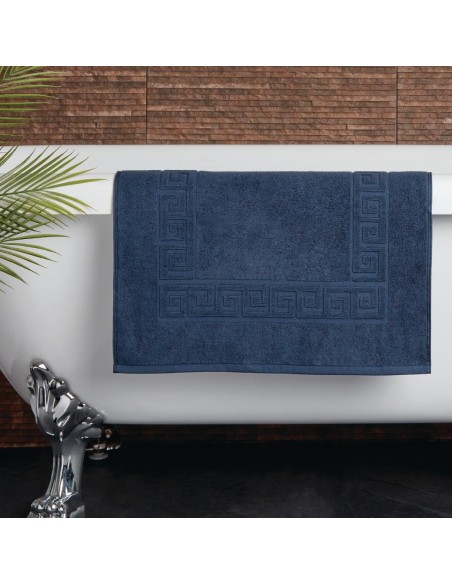 Mitre Essentials Nova Bath Mat Navy