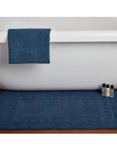 Mitre Essentials Nova Bath Mat Navy 2