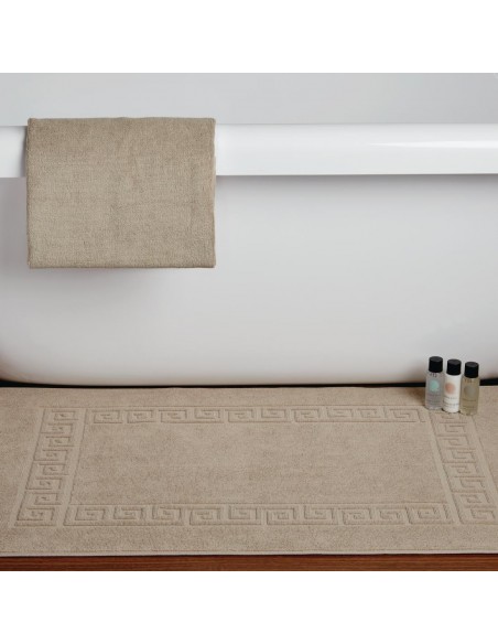 Mitre Essentials Nova Bath Mat Sand