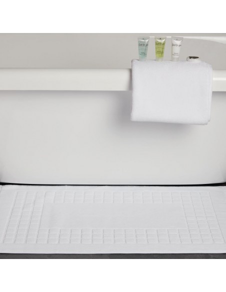 Mitre Luxury Savanna Bath Mat White