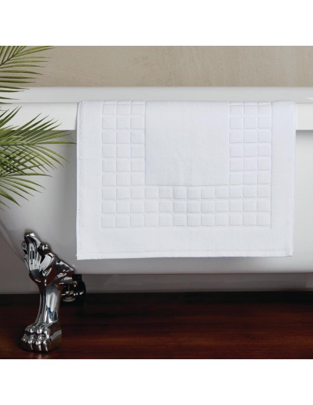 Mitre Luxury Savanna Bath Mat White