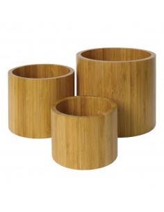 Olympia Bamboo Risers Set of 3