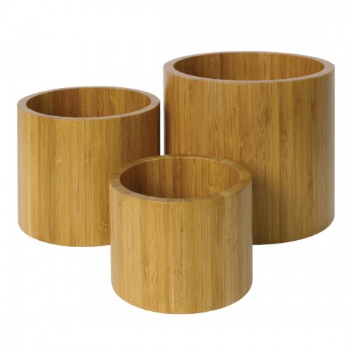 Olympia Bamboo Risers Set of 3