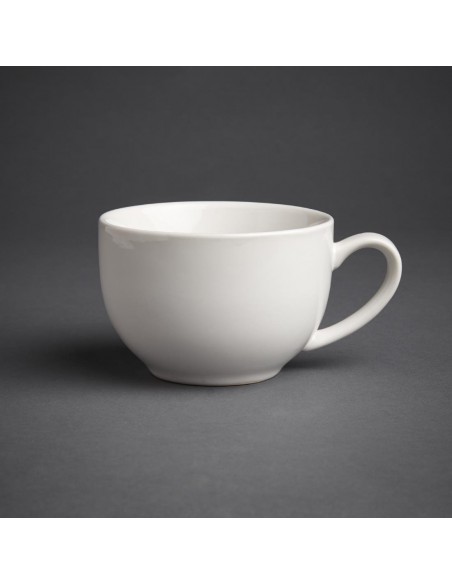 Olympia Cafe Cappuccino Cups White 340ml 12oz