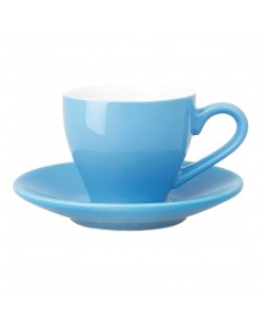 Olympia Cafe Espresso Cups Blue 100ml 2