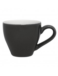 Olympia Cafe Espresso Cups Charcoal 100ml 3.5oz