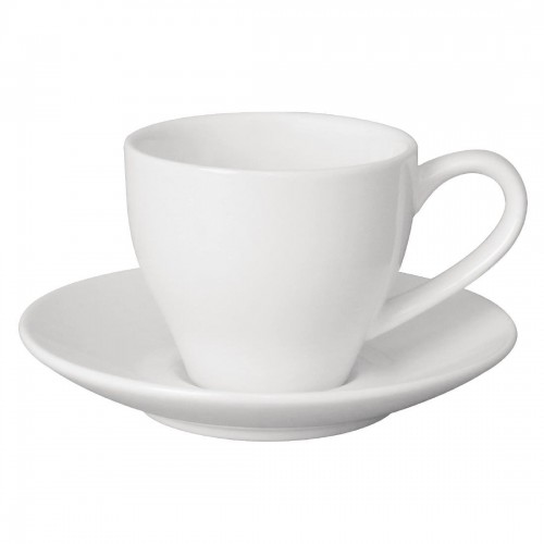Olympia Cafe Espresso Cups White 100ml 3.5oz