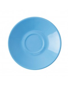 Olympia Cafe Espresso Saucers Blue