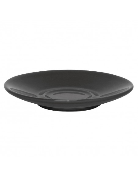 Olympia Cafe Espresso Saucers Charcoal