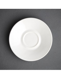 Olympia Cafe Espresso Saucers White