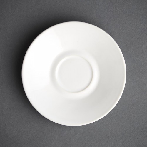 Olympia Cafe Espresso Saucers White