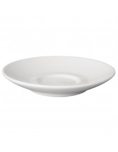 Olympia Cafe Espresso Saucers White 2