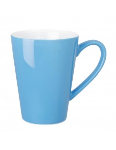 Olympia Cafe Latte Cups Blue 340ml