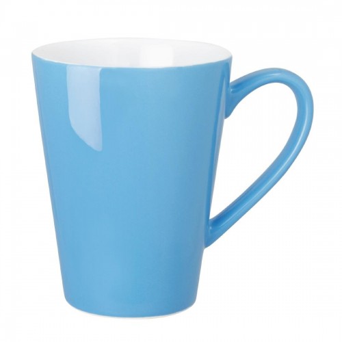 Olympia Cafe Latte Cups Blue 340ml