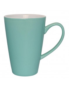 Olympia Cafe Latte Cups Aqua 340ml 12oz