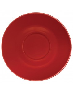 Olympia Cafe Saucers Red