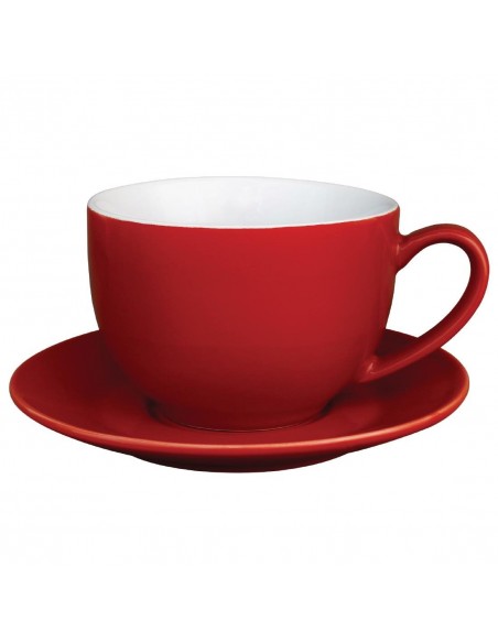 Olympia Cafe Saucers Red