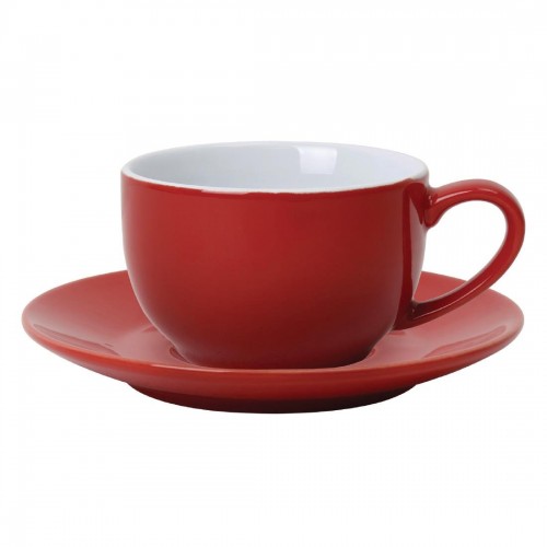 Olympia Cafe Saucers Red
