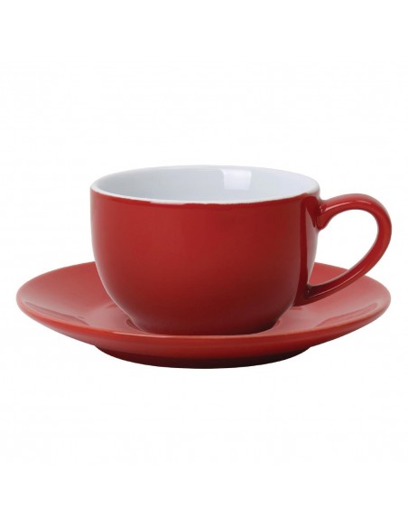 Olympia Cafe Saucers Red