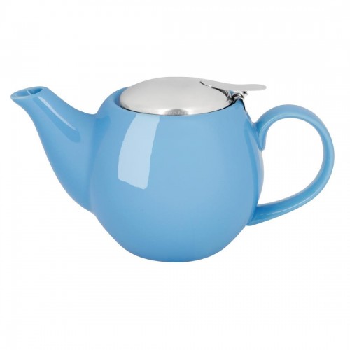 Olympia Cafe Teapot 510ml Blue