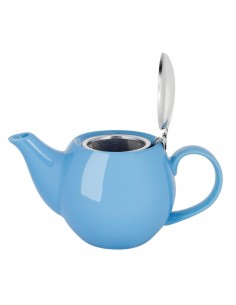 Olympia Cafe Teapot 510ml Blue 2