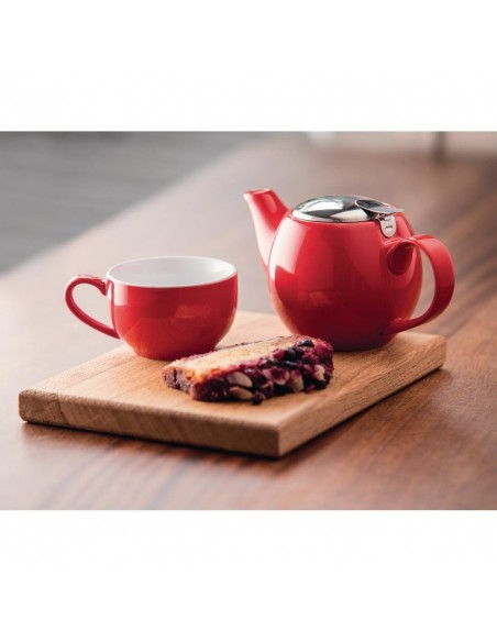 Olympia Cafe Teapot 510ml Red