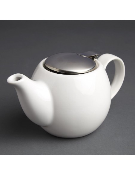 Olympia Cafe Teapot 510ml White